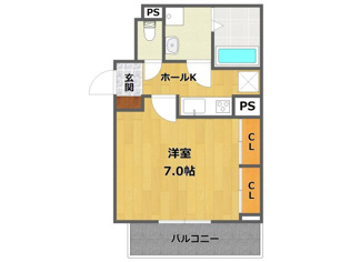 パティオ桜ヶ丘の間取り