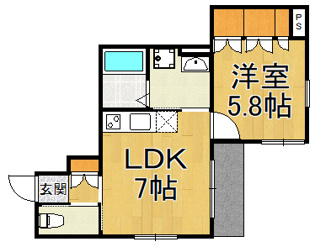 アベニールの間取り