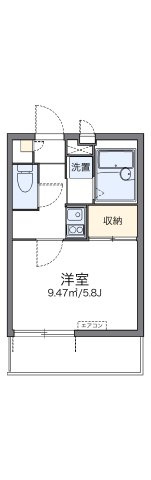 レオパレスみゆきⅡの間取り