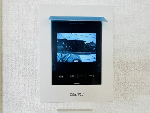 八王子市　上柚木　新築一戸建て　３期のセキュリティ|～TVモニター付インターホン　訪問者の確認に便利です～