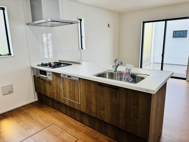八王子市　上柚木　新築一戸建て　３期のキッチン|～使い勝手良くオシャレなオープンキッチン～