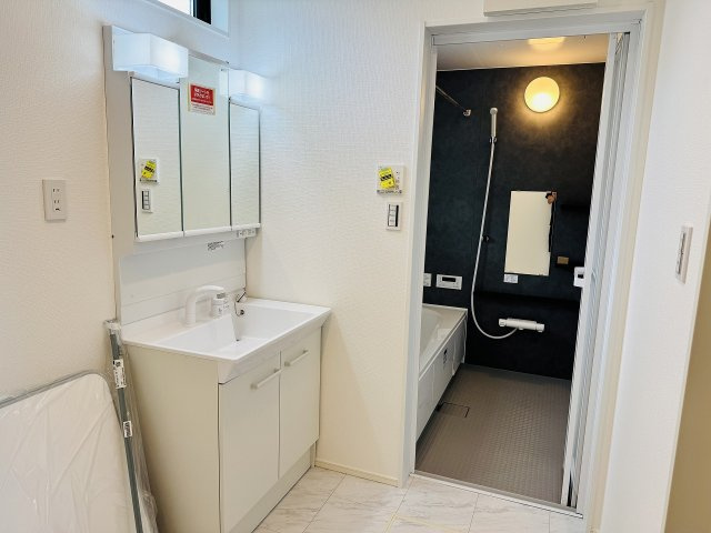 八王子市　上柚木　新築一戸建て　３期の脱衣所|～ゆとりある広さの脱衣所～