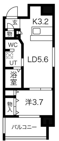 【間取り】 | アバンティ南堀江ウエスト
