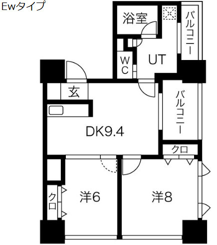 【間取り】 | アルグラッドザ・タワー心斎橋