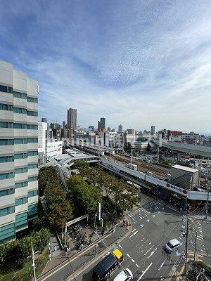 パークフラッツ野田阪神駅前の展望
