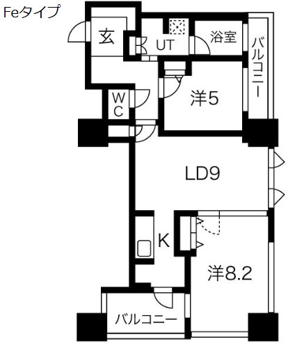 【間取り】 | アルグラッドザ・タワー心斎橋