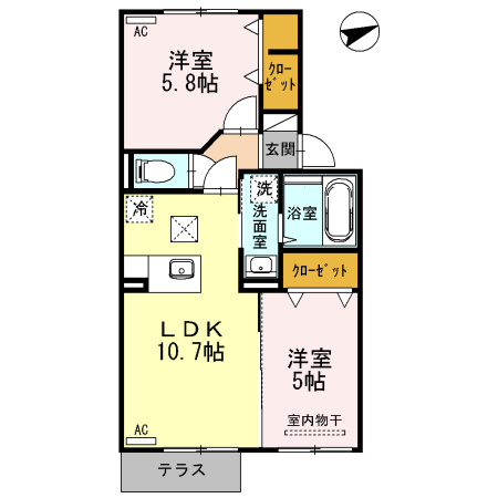エスポワールの間取り