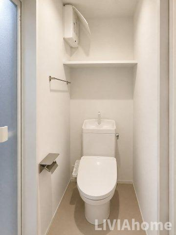 世田谷区羽根木２丁目のアパートのトイレ|同シリーズの参考写真です。実際の設備・内装は現況を優先とさせていただきます。