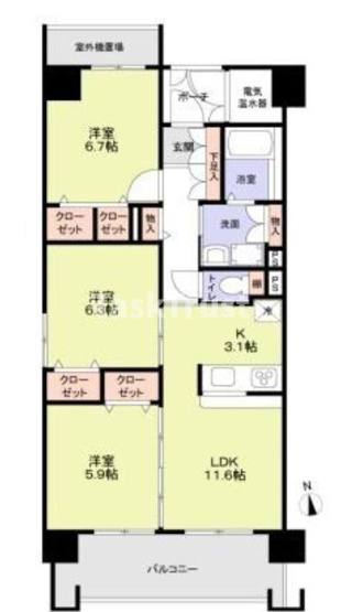 【間取り】 | レシオ安堂寺