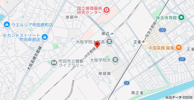 ラヴェールミナミの地図