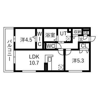 【間取り】 | D-レジデンス二条