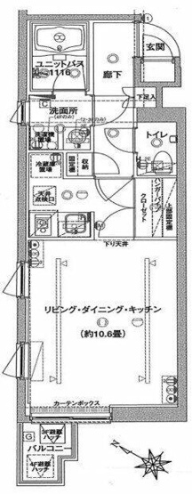 【間取り】 | グランティアラ武蔵小山
