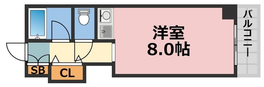 グランドール長堀の間取り