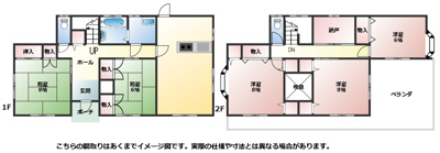 【外観】 | 山武郡九十九里町真亀　玄関吹抜け　ガレージ付き　5SLDK