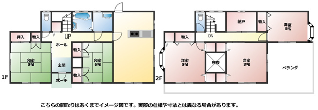 【外観】 | 山武郡九十九里町真亀　玄関吹抜け　ガレージ付き　5SLDK