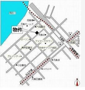 【地図】 | グランアセット月島