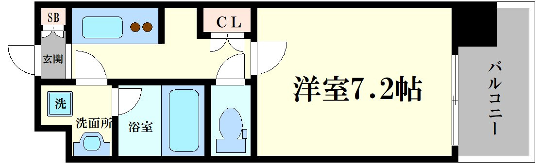 ドミールうつぼ公園の間取り