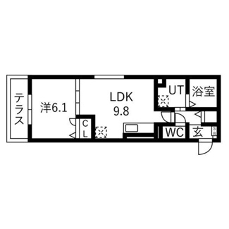 【間取り】 | D-レジデンス二条