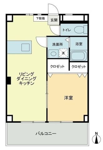 グリーンハイツ池戸・第１の間取り