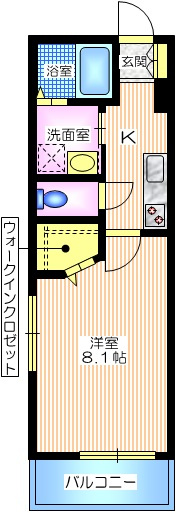 Ｍｏｎｔａｇｎｅの間取り