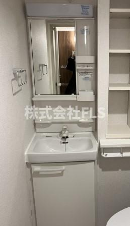 北区田端新町２丁目の賃貸マンションの洗面所