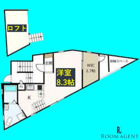 シェソワ黒川の間取り