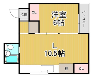 ライフポケット甲子園の間取り