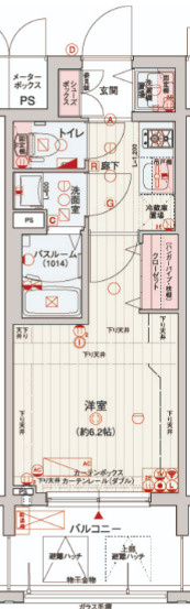 LC梅田北の間取り