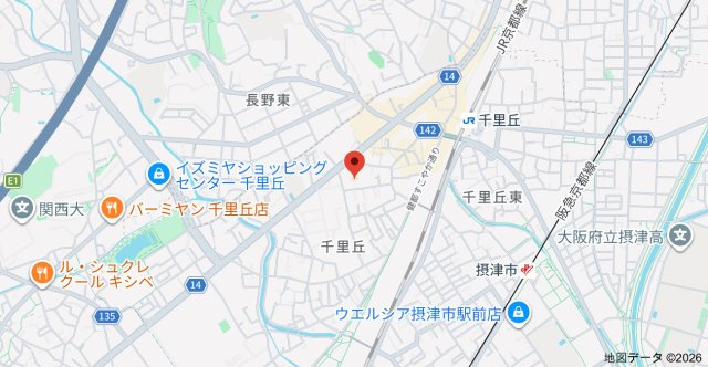 アムール千里丘の地図