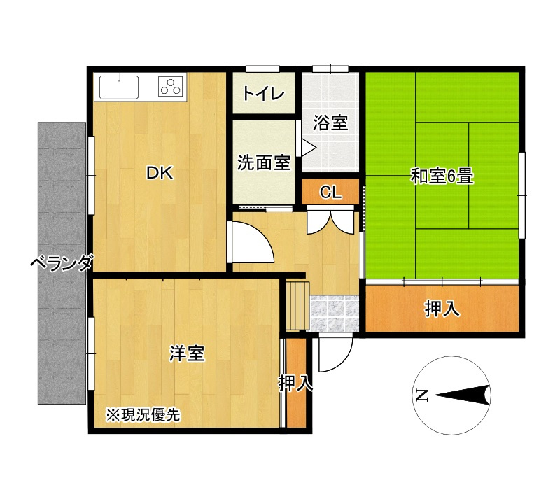 モンターニャの間取り