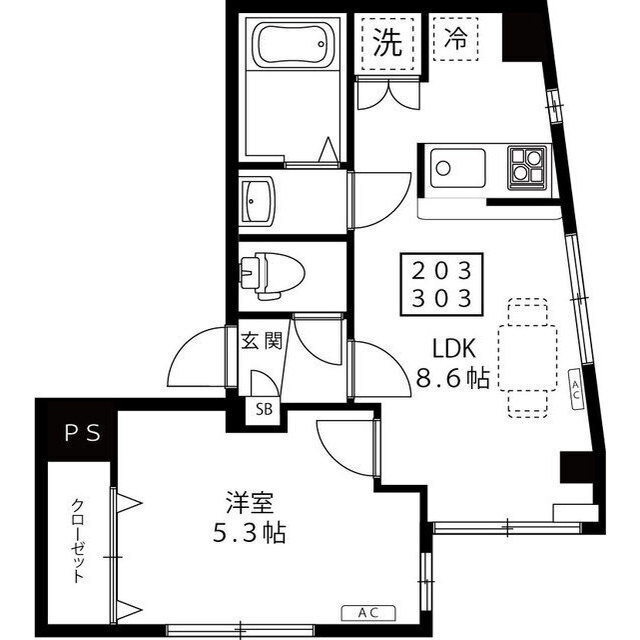 ラ・フォート南千住の間取り