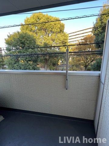 大田区大森本町２丁目のアパートのバルコニー
