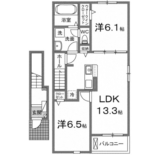 【間取り】 | グラシアⅡ