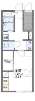 レオパレス銚子セカンドの間取り