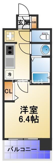 【間取り】 | プレサンス森ノ宮 THEゲート