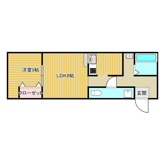 山崎第3マンションの間取り