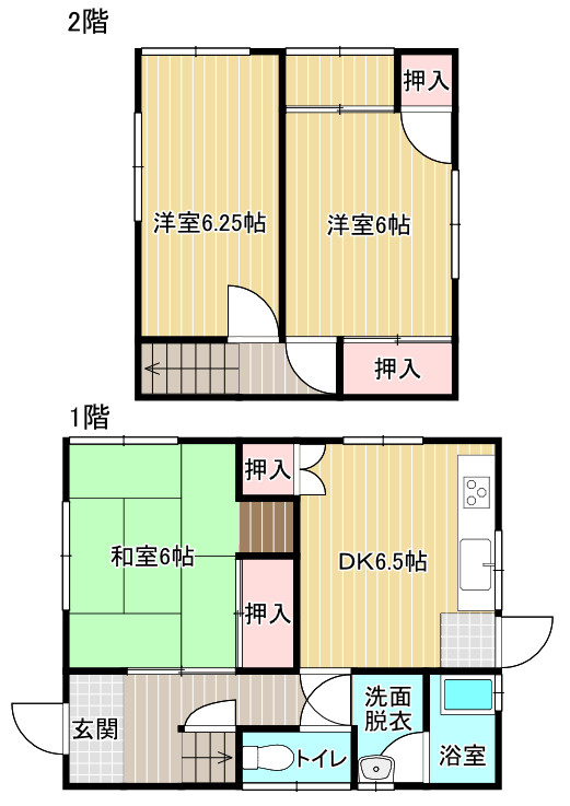 春日台売家の間取り