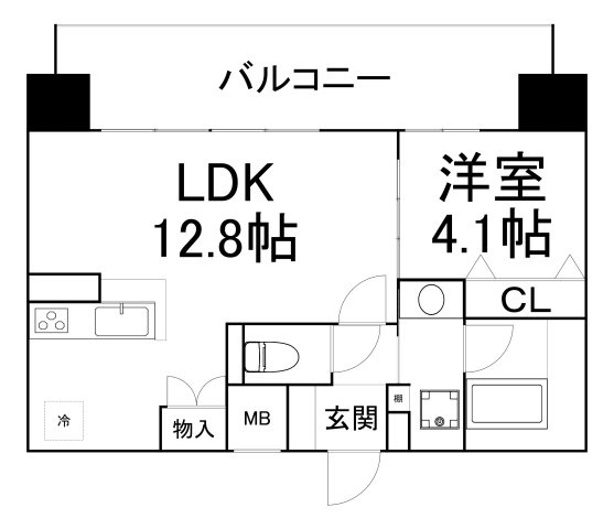 【間取り】 | ソルレヴェンテ新梅田