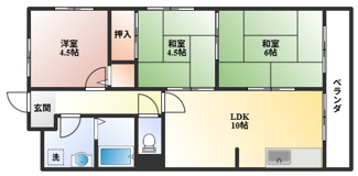 【間取り】 | ハイツ清風