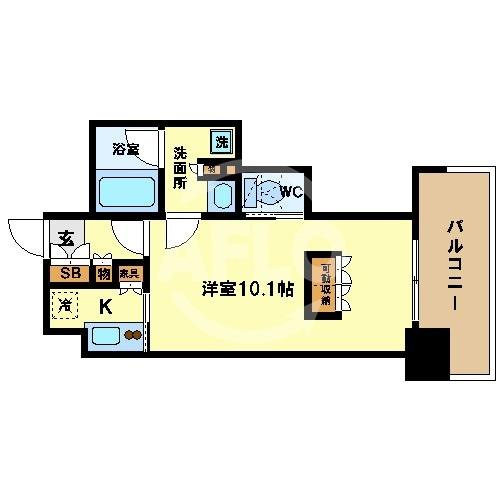 アーバネックス北浜の間取り|アーバネックス北浜　間取り