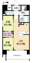 【間取り】 | ソルレヴェンテ新梅田