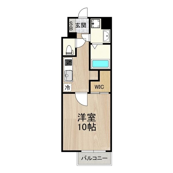 フロンティアコート堺筋本町の間取り|ノーブルコート堺筋本町　間取り