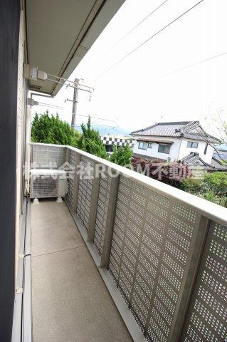 セジュールヨネザワのバルコニー