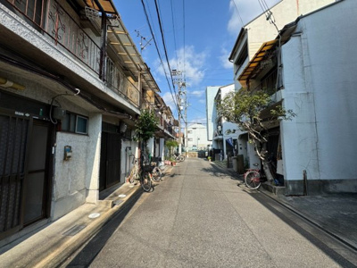 【前面道路含む現地写真】 | 高槻市津之江町2丁目　売土地