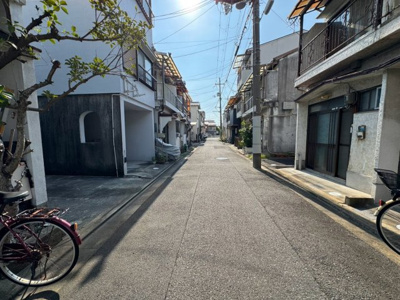 【前面道路含む現地写真】 | 高槻市津之江町2丁目　売土地