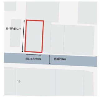 【土地図】 | 高槻市津之江町2丁目　売土地