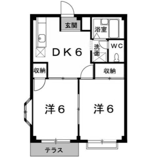 【間取り】 | メゾントミーⅡ