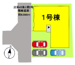 よかタウン／南区出仲間2丁目1期／1号棟の区画図