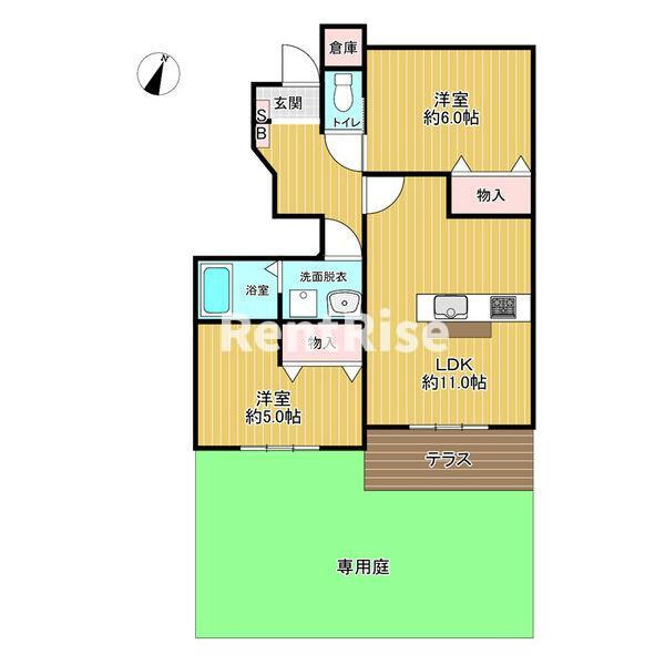 ココプライムの間取り