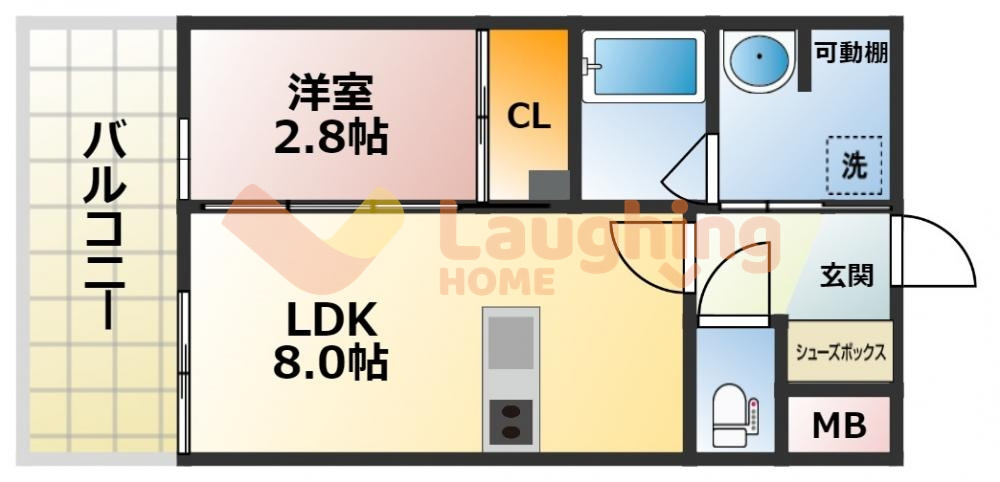 RESIDENCE花畑の間取り